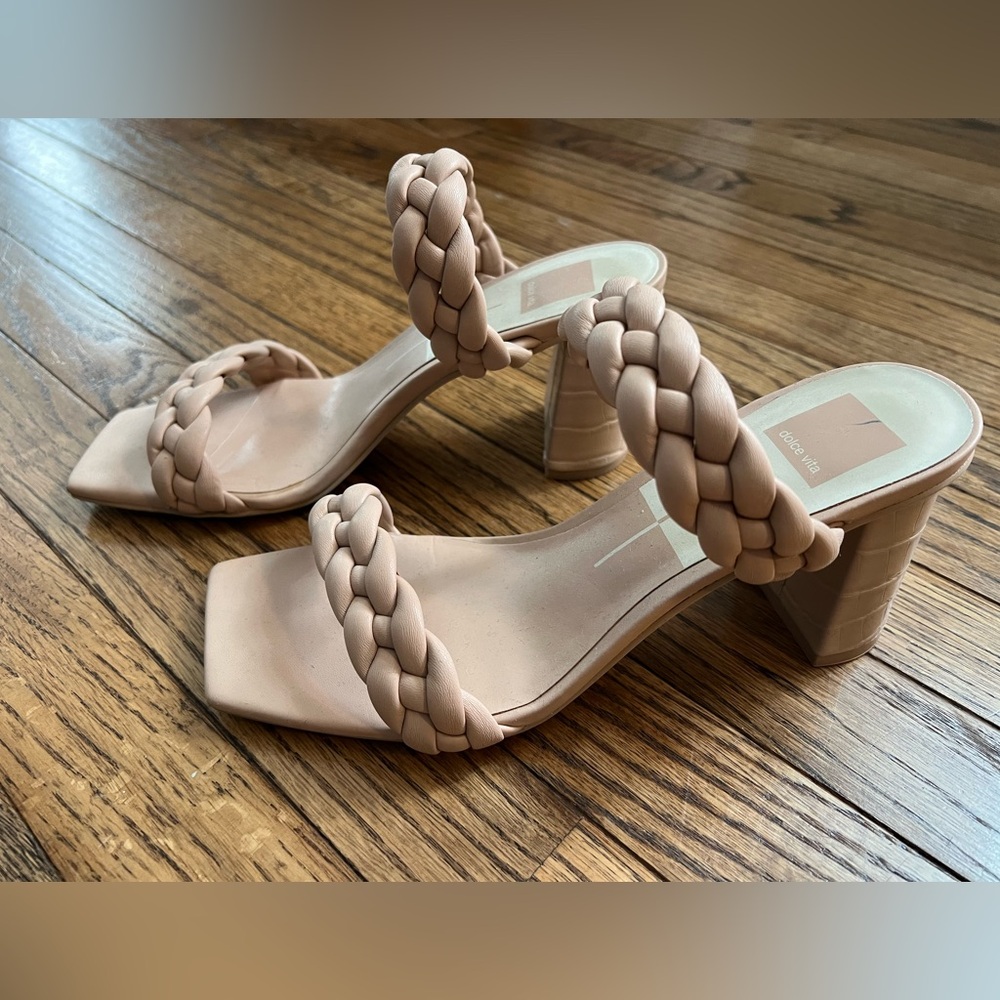 EUC Dolce Vita Paily Heels Cream Stella Size 9.5